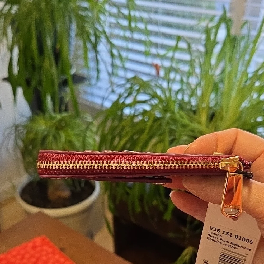 Brahmin Lennon Credit Card Wallet in Sugar Plum Melbourne. NWT. - Picture 8 of 14